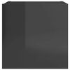 vidaXL Tv-wandmeubelen 4 st 30,5x30x30 cm hoogglans grijs