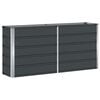 vidaXL Plantenbak Antraciet 160 x 40 x 75 cm Staal