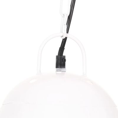 vidaXL Hanglamp industrieel rond 25 W E27 32 cm wit