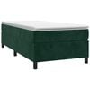 vidaXL Boxspring bed 90x200 cm fluweel donkergroen