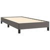 vidaXL Bedframe kunstleer grijs 100x200 cm
