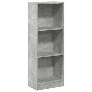 vidaXL Boekenkast 40x24x109 cm bewerkt hout betongrijs