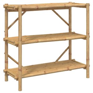 vidaXL Rek 3-laags 100x40x90 cm bamboe