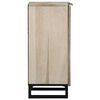 vidaXL Dressoir Wit 40 x 33 x 75 cm massief mangohout