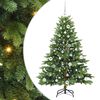 vidaXL Kunstkerstboom met 150 LED met standaard Groen 150 cm PE en PVC