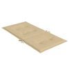 vidaXL Stoelkussens 6 st lage rug 100x50x4 cm stof gem&ecirc;leerd beige