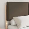 vidaXL Bedframe met Gevoerd Hoofdgedeelte Taupe 120 x 200 cm