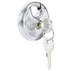 vidaXL Discusloten met sleutels 12 st zilver 6 x 2.3 x 6 cm