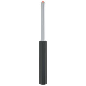 vidaXL Kantoorstoel gascilinder Zwart 355-540 mm IJzer