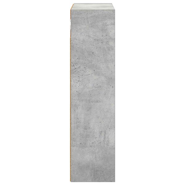 vidaXL Badkamer wandkast met plank Beton Grijs 40 x 16 x 62,5 cm