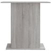 vidaXL Aquariumstandaard 75x36x72,5 cm bewerkt hout grijs sonoma
