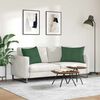 vidaXL Sofa Kussens 2 stuks Donkergroen 70 x 50 cm Cordstof