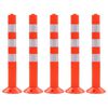 vidaXL Verkeerspalen 75 cm kunststof 5 st