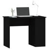 vidaXL Bureau 100x55x75 cm bewerkt hout zwart