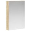 vidaXL Badkamer spiegelkast met plank Sonoma Eiken 40 x 10,5 x 60,5 cm