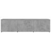 vidaXL Tv-meubel 120x34x30 cm bewerkt hout betongrijs