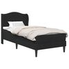 vidaXL Bedframe met hoofdeinde Zwart 90 x 190 cm Fluweel