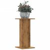 vidaXL Plantenstandaards 2 st 30x30x60 cm hout artisanaal eiken