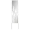 vidaXL Tuin Privacy Screen Zilver 32 x 140 cm Gegalvaniseerd staal