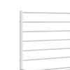 vidaXL Bedframe met hoofd- en voeteneinde metaal wit 160x200 cm