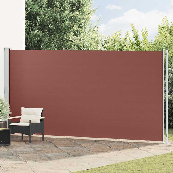 vidaXL Tuinscherm uittrekbaar 200x600 cm bruin