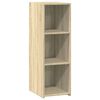 vidaXL Dressoir 30x41x93 cm bewerkt hout sonoma eikenkleurig