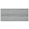 vidaXL Wastafelkast 100x38,5x45 cm bewerkt hout grijs sonoma eiken