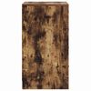vidaXL Dressoir met lade Gerookt eiken 40 x 41 x 75 cm Bewerkt hout