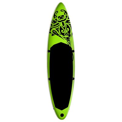 vidaXL Stand Up Paddleboardset opblaasbaar 366x76x15 cm groen