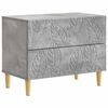 vidaXL Nachtkastje Betongrijs 62 x 34,5 x 48 cm Bewerkt hout