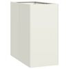 vidaXL Plantenbak 40x80x80 cm staal wit