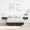 vidaXL Bedframe zonder matras 120x200 cm spaanplaat zwart