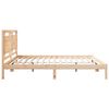 vidaXL Bedframe extra lang zonder matras massief hout 200x210 cm