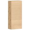 vidaXL Schoenenkast Artisan Eiken 80 x 39 x 178 cm Bewerkt hout