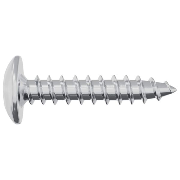 vidaXL Zelftappende Nagel 2 pcs Verzinkt 4 x 20 mm Staal