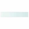 vidaXL Schappen 2 st 80x15 cm glas transparant