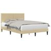 vidaXL Bedframe Lichtgroen Grijs 120 x 200 cm Katoen Stof