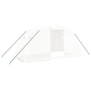 vidaXL Tuinkas met stalen frame 8 m&sup2; 4x2x2 m