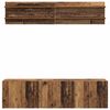 vidaXL TV Eenheden Wandgemonteerd 6 pcs Oud hout Bewerkt hout