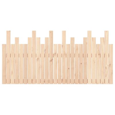 vidaXL Hoofdbord wandmontage 166x3x80 cm massief grenenhout
