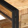 vidaXL Salontafel 90x50x38 cm massief ruw mangohout