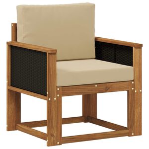 vidaXL Buiten Midden Sofa Massief Acaciahout Naturel