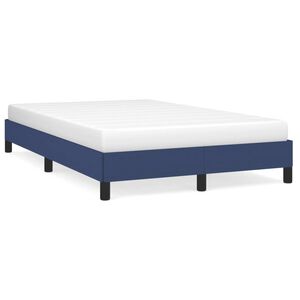vidaXL Bedframe zonder matras 120x200 cm stof blauw