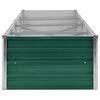vidaXL Plantenbak verhoogd 320x80x45 cm gegalvaniseerd staal groen