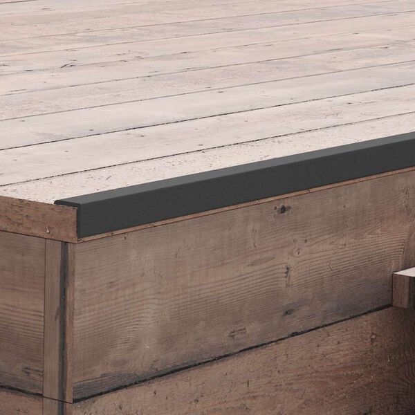 vidaXL Terras hoekplinten 5 st 170 cm HKC zwart