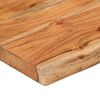 vidaXL Wandschap rechthoekig natuurlijke rand 160x20x3,8 cm acaciahout
