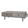 vidaXL Salontafel 100x60x35 cm grijs