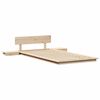 vidaXL Bedframe Bruin 75 x 190 cm Hout