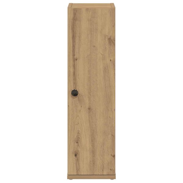 vidaXL Badkamerkast met rolhouder 20,5x22x72 cm artisanaal eikenkleur