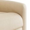 vidaXL Fauteuil verstelbaar microvezelstof beige